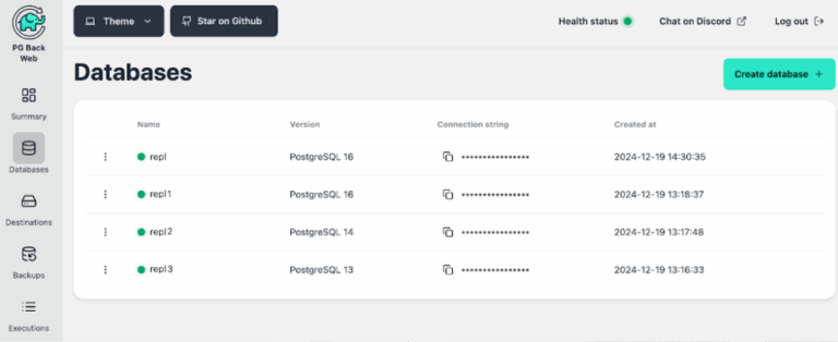 PG Back Web overview: GUI to manage PostgreSQL backups | Tech blog | Palark