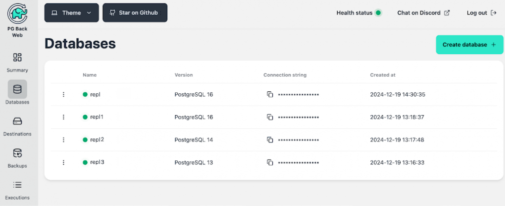 PG Back Web overview: GUI to manage PostgreSQL backups | Tech blog | Palark